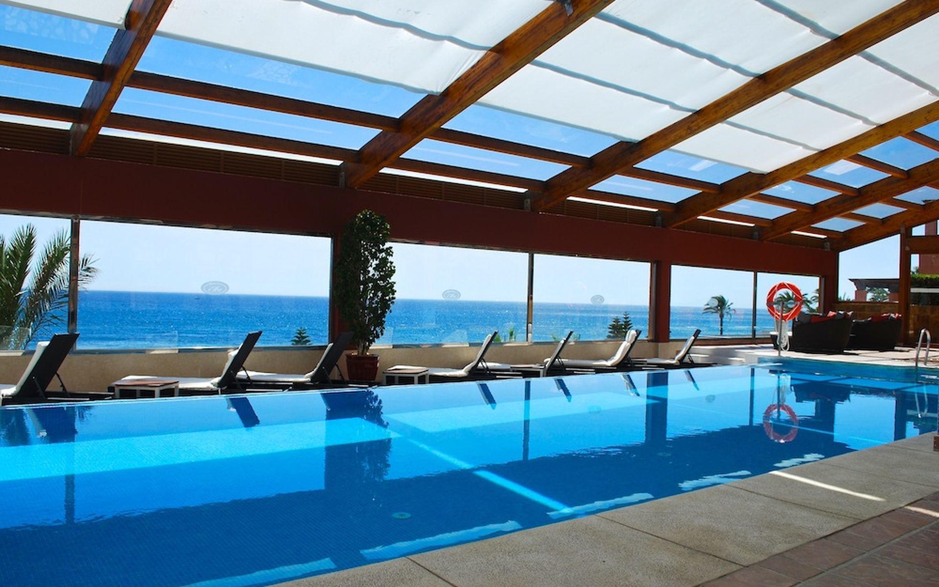 厄尔巴岛埃斯特波纳海水浴温泉酒店 外观 照片 The pool at the hotel